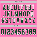 Maglia da calcio verde-bianca rosa autentica personalizzata Maglia da calcio verde-bianca rosa autentica personalizzata