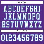 Maglia da calcio autentica viola a rete bianca e blu polvere personalizzata Maglia da calcio autentica viola a rete bianca e blu polvere personalizzata