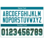 Maglia da football personalizzata nera, moda, verde acqua e oro Old Drift