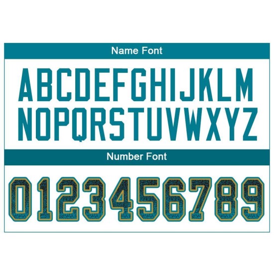 Maglia da football personalizzata nera, moda, verde acqua e oro Old Drift