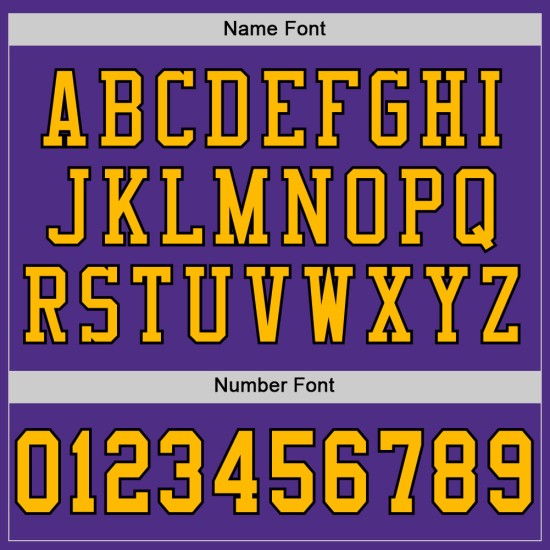 Maglia da calcio autentica personalizzata viola oro-nero Maglia da calcio autentica personalizzata viola oro-nero