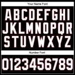 Maglia da football nera e bianca Cardinal, autentica e personalizzata, stile retrò Maglia da football nera e bianca Cardinal, autentica e personalizzata, stile retrò