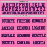 Maglia da calcio autentica rosa, viola e nera personalizzata Maglia da calcio autentica rosa, viola e nera personalizzata