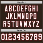Maglia da calcio bianca e rossa autentica in mesh personalizzata marrone Maglia da calcio bianca e rossa autentica in mesh personalizzata marrone