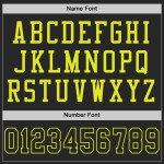 Maglia da football personalizzata autentica in rete nera neon gialla Maglia da football personalizzata autentica in rete nera neon gialla