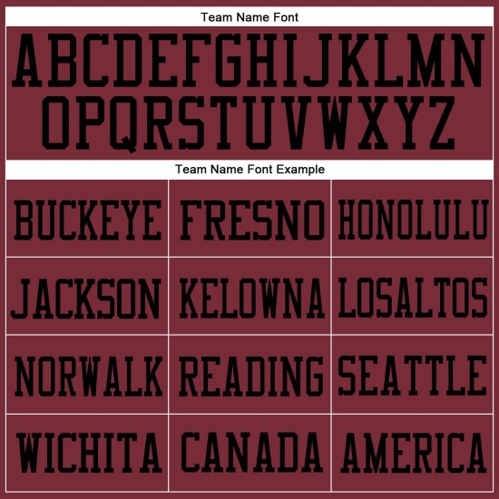 Maglia da football personalizzata bordeaux-nera autentica in rete bordeaux