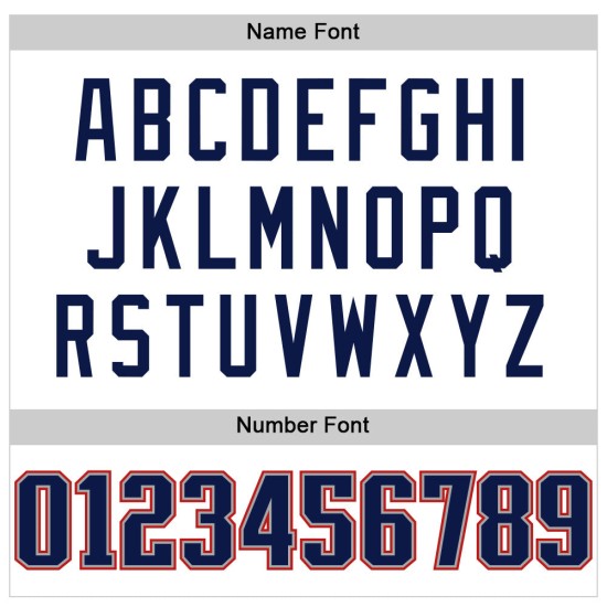 Maglia da calcio a rete bianca personalizzata, autentica, blu navy-scarlatto Maglia da calcio a rete bianca personalizzata, autentica, blu navy-scarlatto