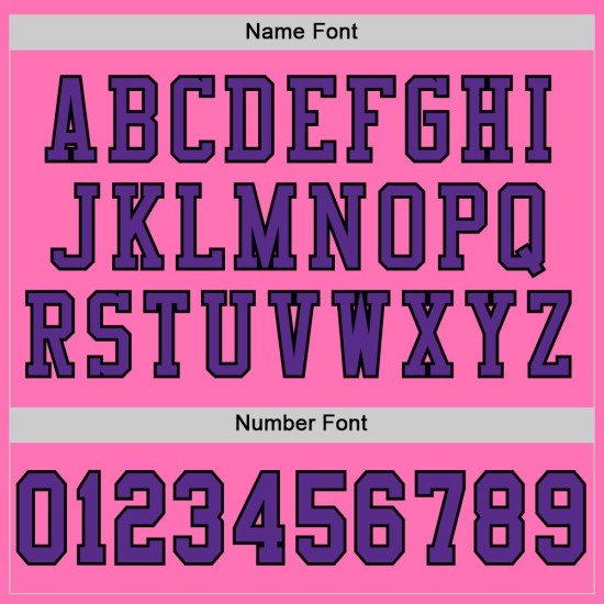 Maglia da calcio autentica rosa, viola e nera personalizzata Maglia da calcio autentica rosa, viola e nera personalizzata