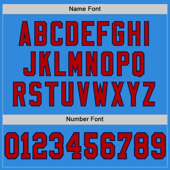 Maglia da football personalizzata in maglia blu navy e rosso polvere autentica Maglia da football personalizzata in maglia blu navy e rosso polvere autentica