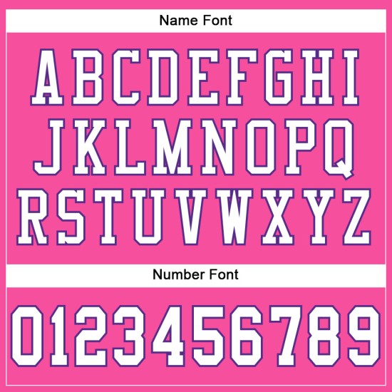Maglia da calcio autentica rosa personalizzata in maglia bianca e viola Maglia da calcio autentica rosa personalizzata in maglia bianca e viola