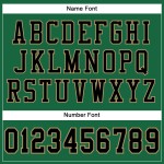 Maglia da football Kelly Gold autentica verde personalizzata, nera e antica Maglia da football Kelly Gold autentica verde personalizzata, nera e antica