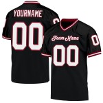 Maglia da football nera e bianca Cardinal, autentica e personalizzata, stile retrò Maglia da football nera e bianca Cardinal, autentica e personalizzata, stile retrò