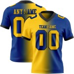 Maglia da calcio autentica Royal Fashion, sfumata giallo-nera, personalizzata in mesh Maglia da calcio autentica Royal Fashion, sfumata giallo-nera, personalizzata in mesh